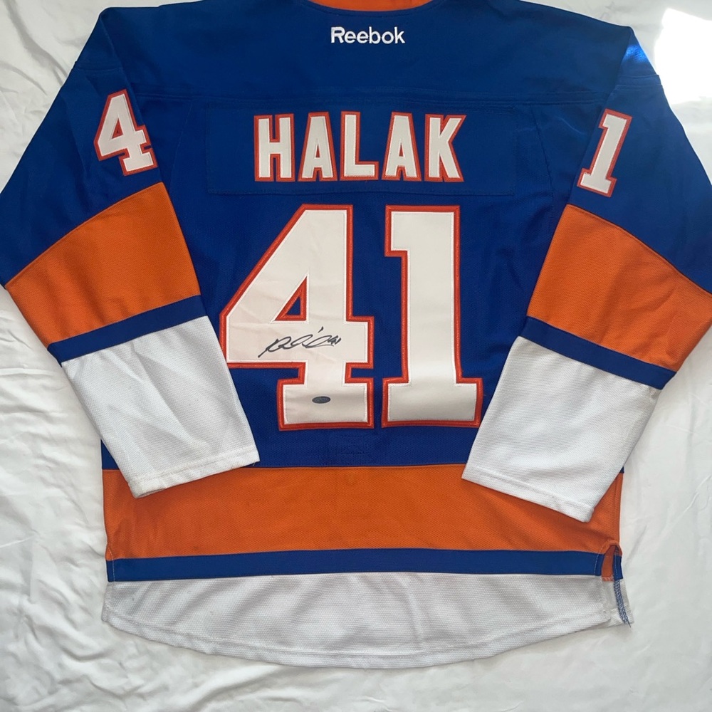 NHL New York Islanders Jaroslav Halak #41 Autographed Jersey COA Sz: 52 / Large